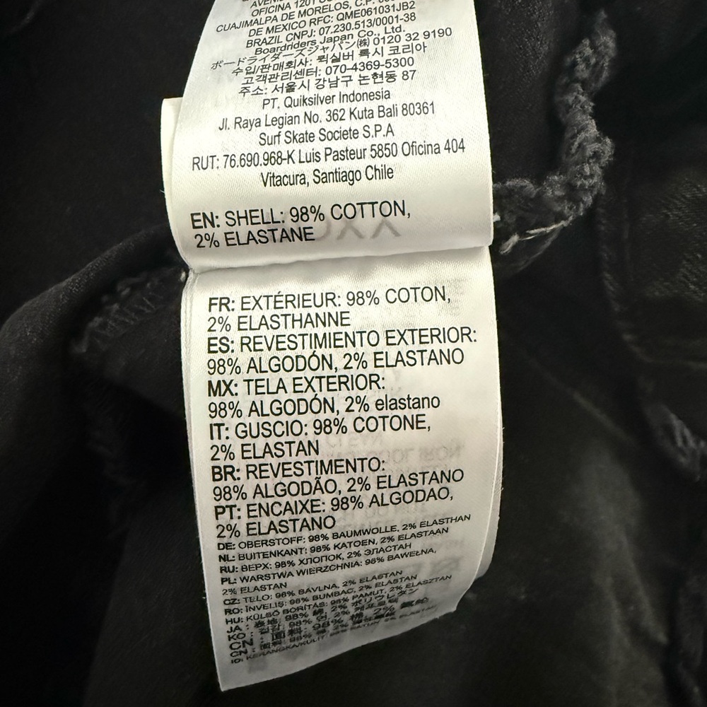 ROXY Black Denim Zipper Mini Skirt - Picture 6 of 8